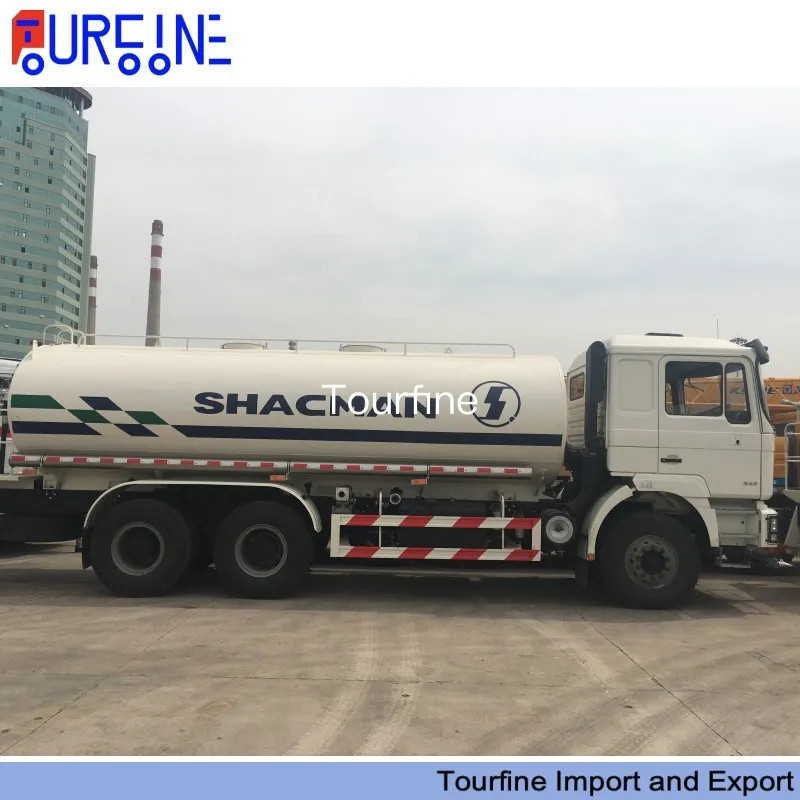 Shacman Water Bowser Truck 20000L 6X4 for Construction and Mining Operations