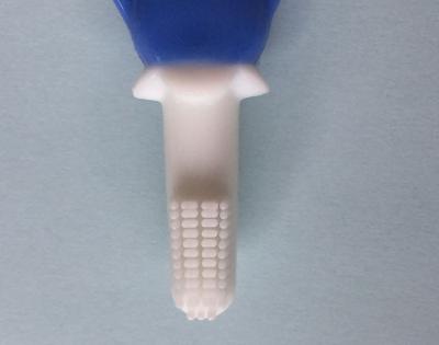 Carton Silicone Baby Toothbrush Finger Tooth Brush Food Grade , 5.5*2*2 Cm