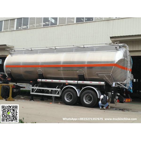 Aluminum Alloy  Wheat Flour Bulk Tanker with Tipping Hydraulic Cylinder (6000USG-10000USG ）whApp:+8615271357675