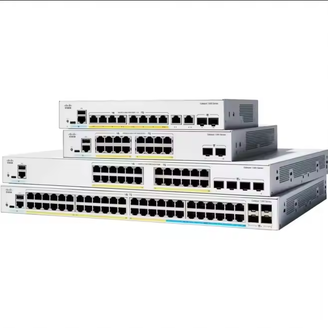 Original New Cisco C1300-24XT High Performance 24 Port PoE+ Gigabit Ethernet Switch with 68 Gbps Capacity