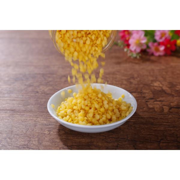 100% Pure Yellow Beeswax Pellets White Granule Wax For Food And Cosmetic Industry