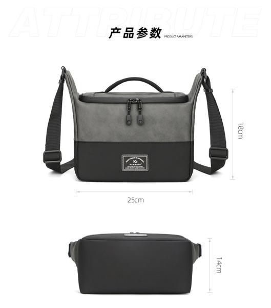 CROSS-BORDER NEW PU SINGLE SHOULDER CROSSBODY CAMERA BAG SLR CAMERA BAG PHOTOGRAPHY DIGITAL CAMERA BAG LENS STORAGE BAG