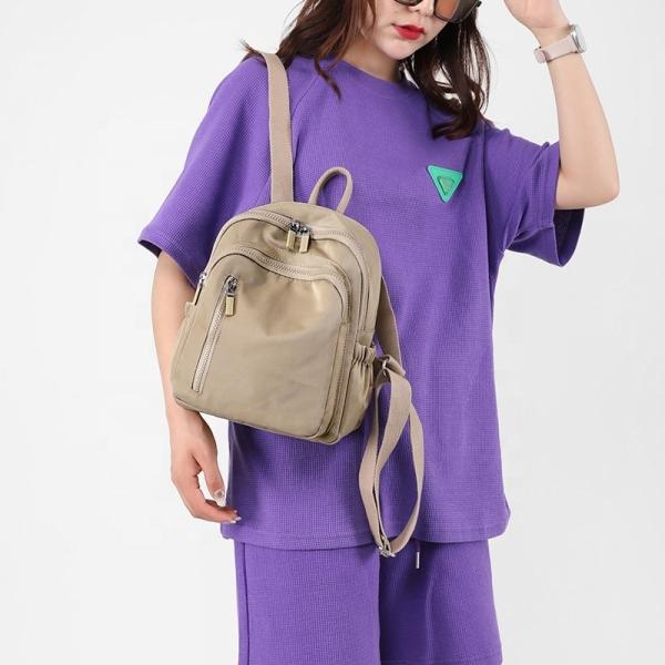 Fashion Vintage Nylon Shoulder Backpack Travel Rucksack Sling Notebook Bag For Women