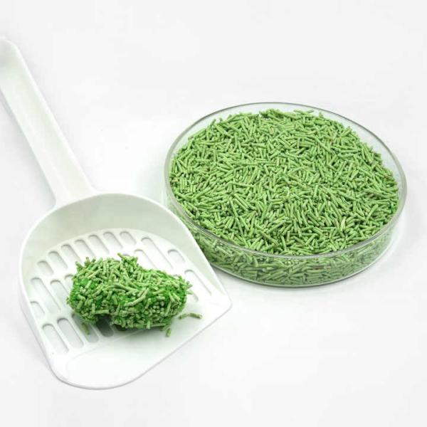 Non Toxic Green Tea Cat Litter Customized Bulk High Absorbency Safe for Cats