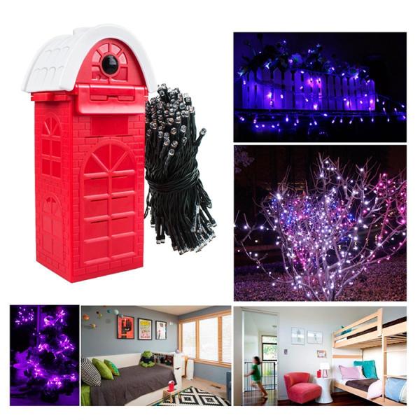 beautiful Christmas wedding decorative pink mg-saline water powered outdoor led tree lights