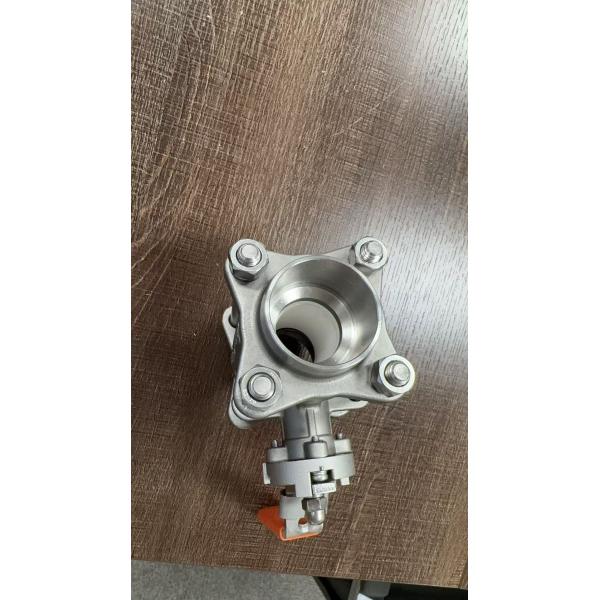 2'' Three Piece Ball Valve CF3M Manual Valve Butt Weld Connection