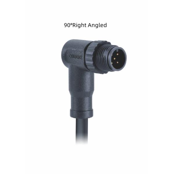 Мини соединитель Пин мужчины 4 изменения отлитый в форму с кабелем ПВК 16АВГ 2М неэкранированным