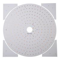 Min PTH Copper Thickness 25um LED PCB Board 24w Round LED Panel