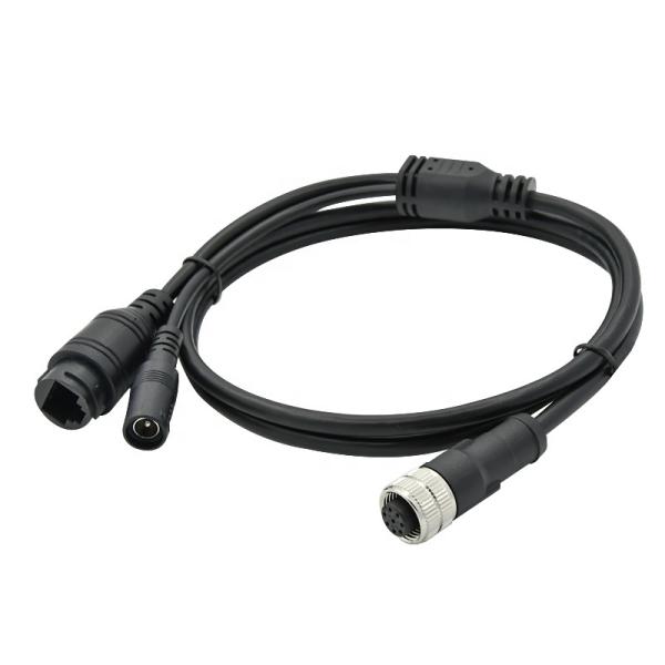 M12 Ethernet Cable 4pin 8pin D X Code for Industrial Camera Machine Vision