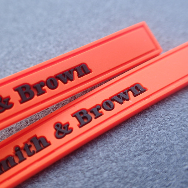 Washable ярлыки одежды PVC резиновые для шляп