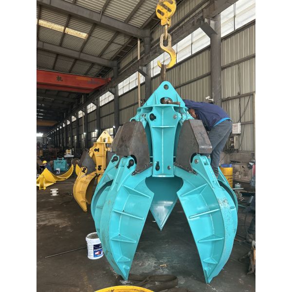 360 Degree Rotating Hydraulic Orange Peel Grapple Hydraulic Grapples Construction Machinery Parts Rock Grapple