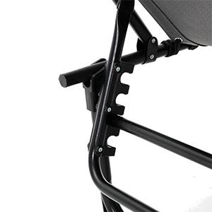 Folding Outdoor Chaise Lounge Chair, 5-Position Adjustable Beach, Sunbathing, Patio, Pool, Lawn, Lay Flat Portable