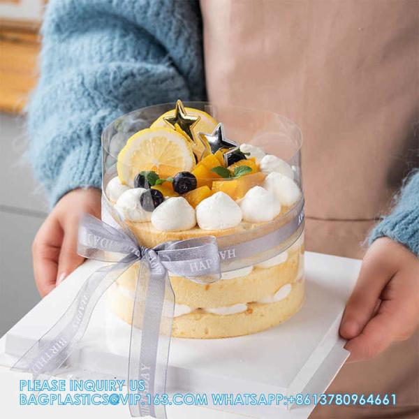 Bakeware Decoration Chocolate Candy For Baking Durable Cake Rim 1 Roll Cake Surround Film Transparent Cake