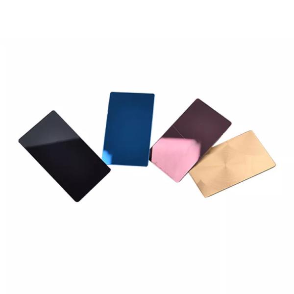Antique Bronze PVD Coated SS Sheet , Rustproof Stainless Steel Mirror Sheet