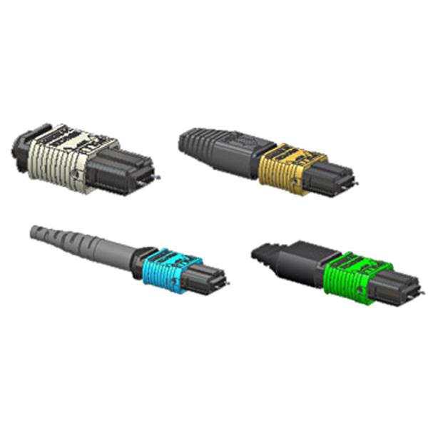 OM3 Fiber Optical MTP MPO Cable Connector 8 Cores / 12 Cores / 24 Cores