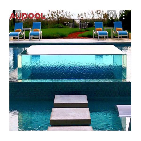 Piscina de Fibra de Vidro de Fluxo a Jato com Tanque de Equilíbrio Durável