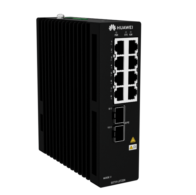 Huawei S5731I-L8T2SN Industrial Ethernet Switch | 8-Port Gigabit Managed DIN-Rail Switch