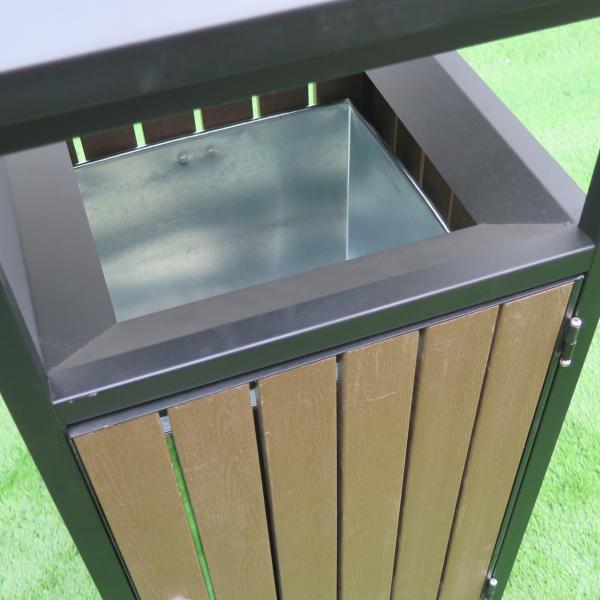 Ashtray 35L античной ширины 450mm стальной деревянный