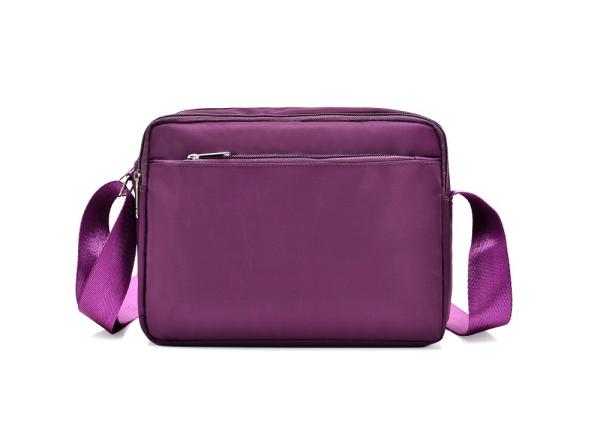 Small Purple Travel Messenger Bag For Women Durable Customized Logo