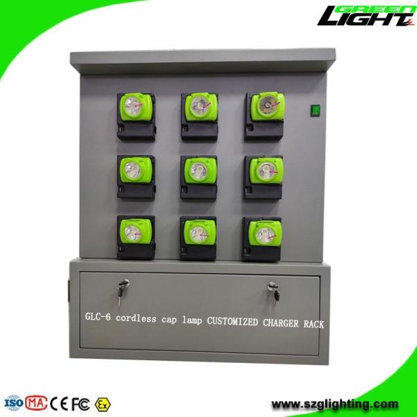 110V-240V Cree Led Headlamp Rechargeable Rack 30 Units With Private Lockers