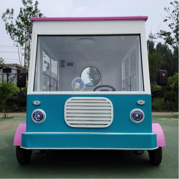 Customized Length Multifunctional Electric Mobile Food Truck for Cold Drinks and Snacks