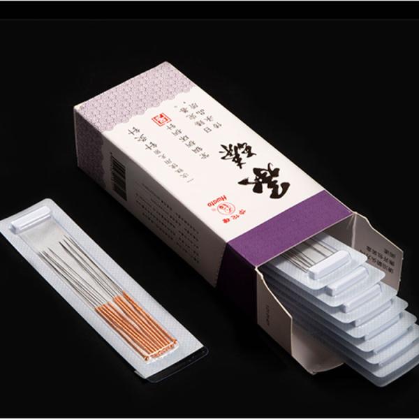 Disposable Sterile Chinese Traditional Hwato Acupuncture Needles with Loop 100pcs/Box