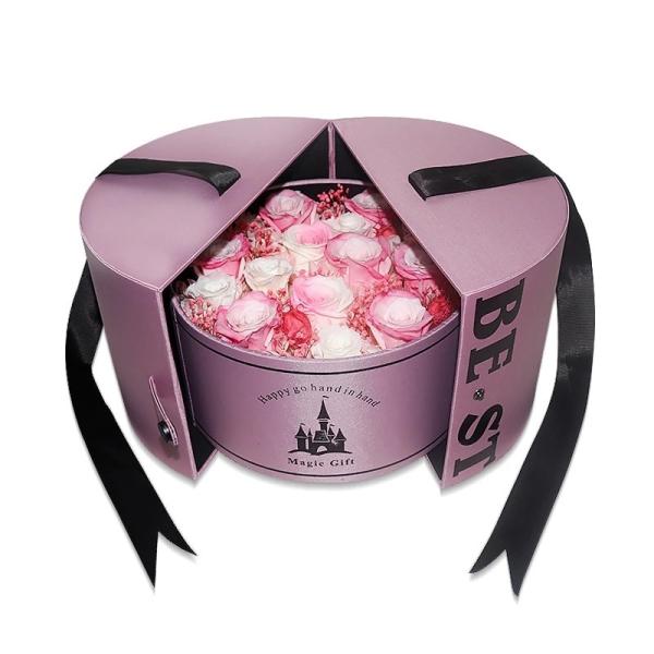 Long lasting preserved flowers in surprise magic flower box for lover  rose big preserved rose in poke ball