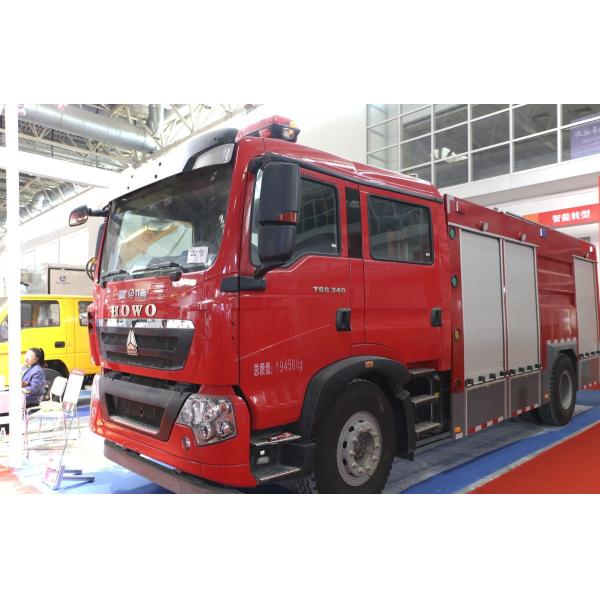 Escadaria aérea oficial Equipamento de caminhão de bombeiros 32 M Veículo de bombeiros 351 - 450 cv