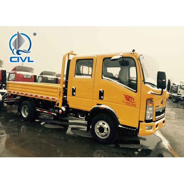 New Howo Sidewall Type  Small Cargo Truck 120hp Engine 8 Ton Load Capacity
