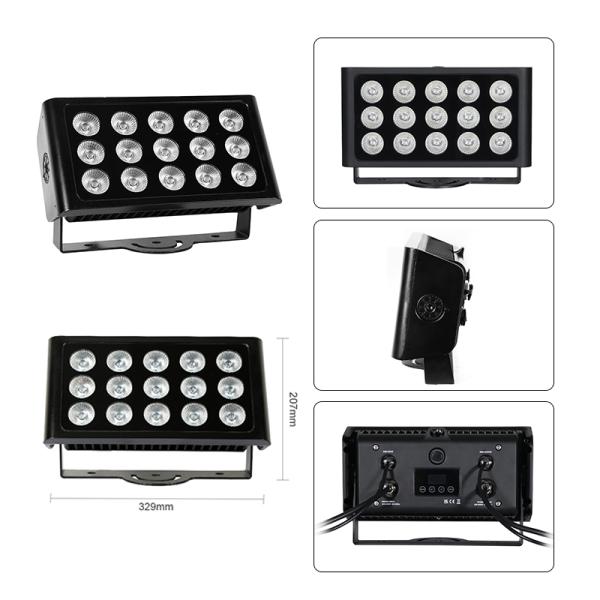 80Watt City Colors Outdoor Building Led Wash Lights Wall Washer IP65 Led Floodlight