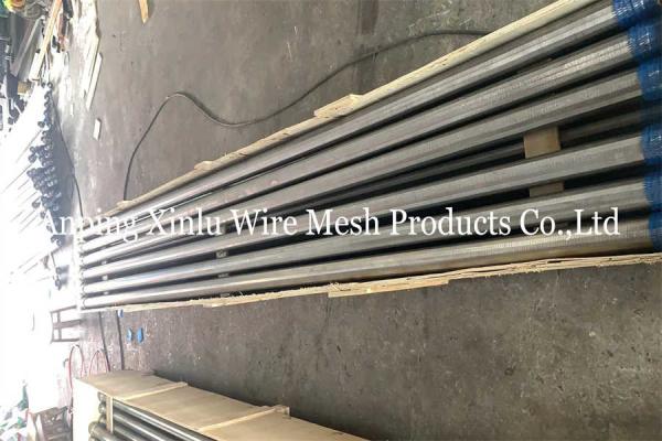 4-1/2 Slot 40 Wire Wrapped Sand Control Well Screen Pipe Corrosion Resistance