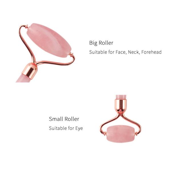 Face Slimming Crystal Jade Massage Roller Double Head