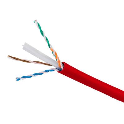 UL Solid Copper LSZH CAT6 UTP Cable Resistant Moisture 1000Mbps 250 MHz