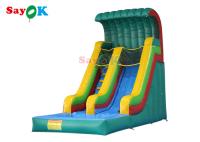 Slide gonflable humide à sec anti-rupture Commercial gonflable à l'eau Slide piscine Deux côtés revêtus de PVC