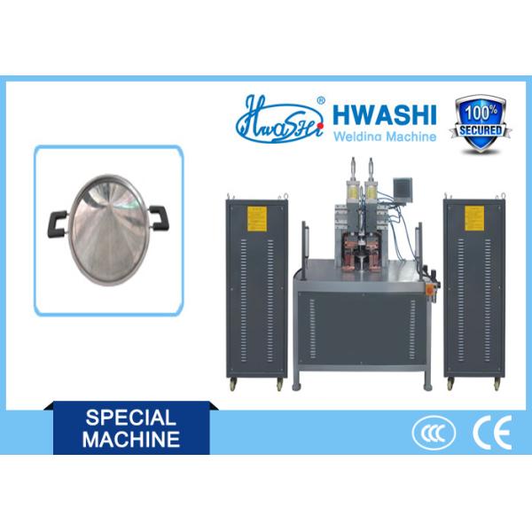 Máquina inoxidable de la soldadura al acero de la cacerola del punto micro de la manija para las piezas mentales