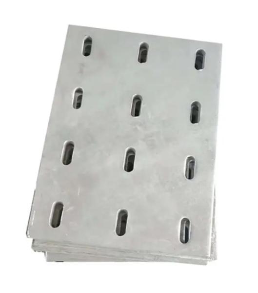 Galvanisation des pièces intégrées Plaque intégrée avec revêtement en zinc de couleur