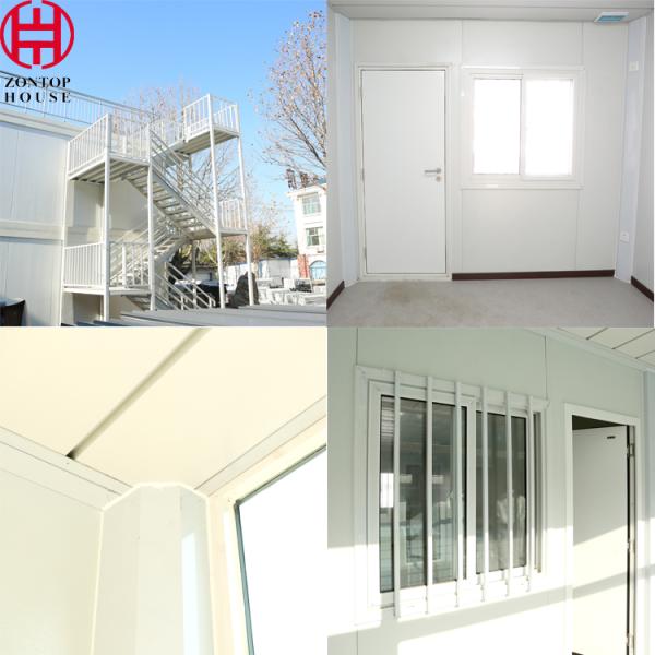 Zontop Manufactured Cheap Shipping Depot 3 Bedroom Building  Stackable 20 Ft  Container Houses Prefab Homes
