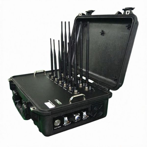 12 Antennas 10-80m Portable Signal Jammer 2/3/4G 86W GPS Signal Jammers