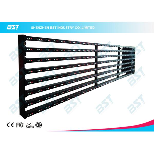 Exhibición transparente de la malla de P31.25mm 1R1G1B LED con 7000nits, ligero