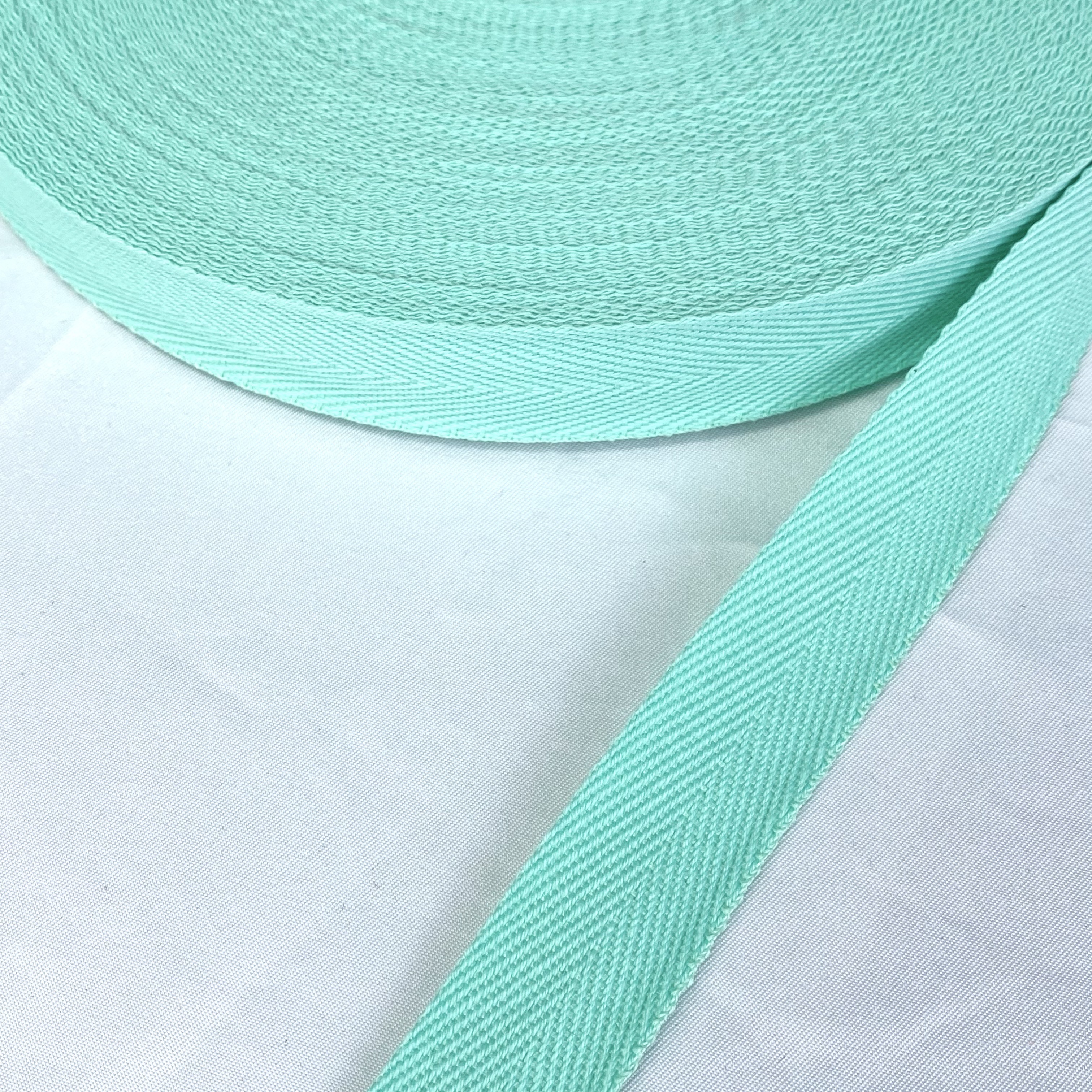 Herringbone polyester-cotton webbing Various colors Backpack strap Belt Handbag strap