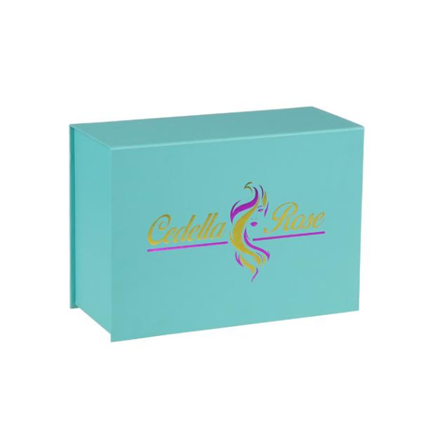 Boîtes de vêtements de luxe rigides en carton personnalisées légères avec ruban