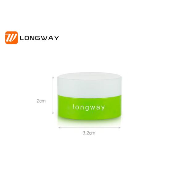 10g Round Plastic Cosmetic Jars With Screw Lids For Eye Cream Eco Friendly