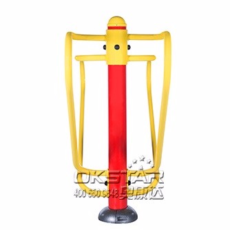 China good quality cheap galvanized outdoor fitness trainer with TUV certificates EN16630 pull down chair