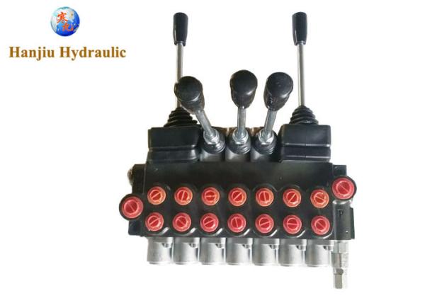 O controle hidráulico 7 ergue com alavanca 45 da plataforma de Monoblock de controle litros de padrão Bulgaaria da válvula 7sects