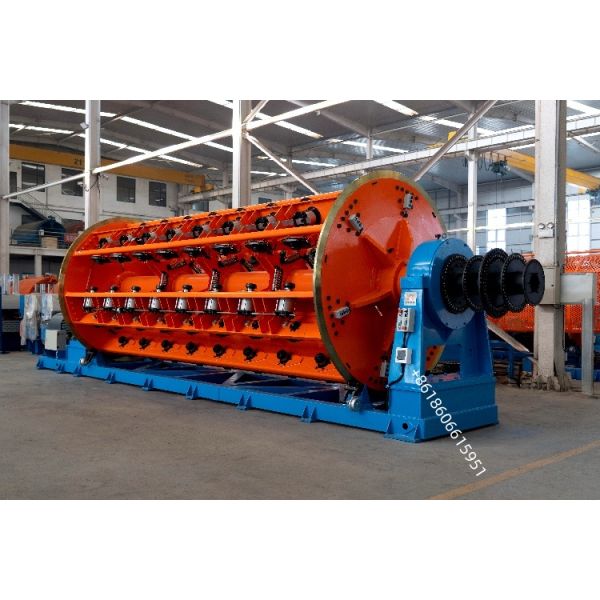 Uniform Tension Control Rigid Type Copper Wire Armoring Machine 630/24
