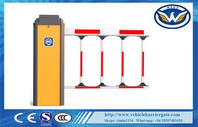24V BLDC Automatic Car Park Barriers Hall Limit 6s With Two Fence Arm