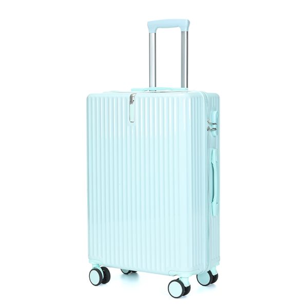 Valise multifonction avec porte-gobelet en ABS+PVC, bagages de voyage 20/24/28 pouces, ensemble de valises à roulettes, bagage à main 20 pouces, valise trolley