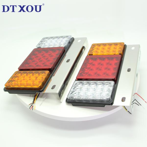 Push Fitting Installation LED Combination Tail Light Energy Saving 12V/24V Waterproof