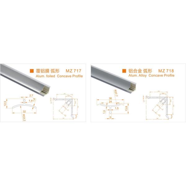 Плинтуса Countertop кухни OEM дружелюбное водоустойчивого алюминиевого экологическое