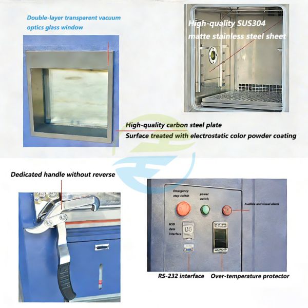 Compact High and Low Temperature Test Chamber for Precision Environmental Reliability Testing